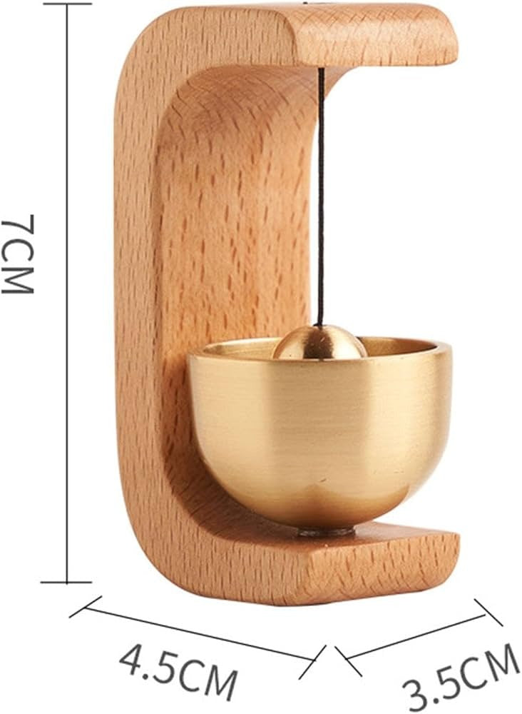 Elegant Wooden Wind Chime Doorbell, Perfect for Home Decor