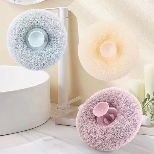 Soft Touch Silicone Massage Sponge with Suction Cup