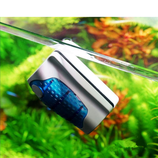 Aquarium Glass Cleaner with Magnetic Grip – Clean Tanks Without Getting Wet!